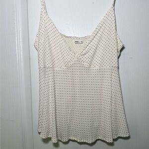 O’Neill Cream Polka Dot Cami